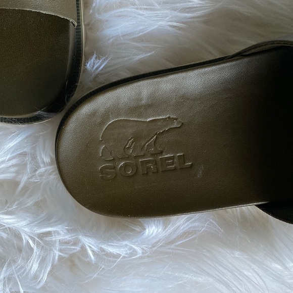 Women’s Sorel Decon slide Green - Picture 3 of 5